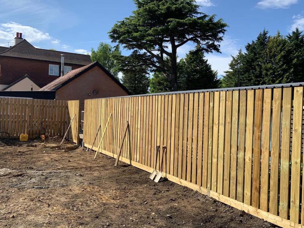 This is a photo of Bespoke custom fencing installed by Fast Fix Fencing Gillingham