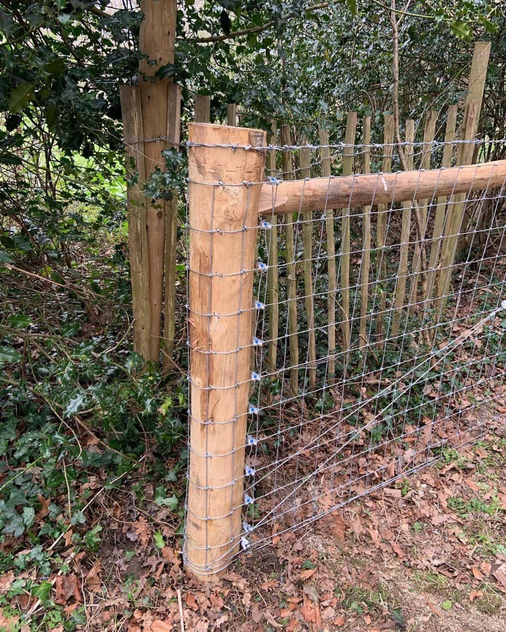 Stock fencing shop uneven ground